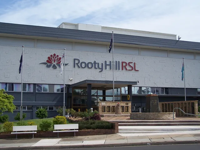 The entrance of Rooty Hill RSL club