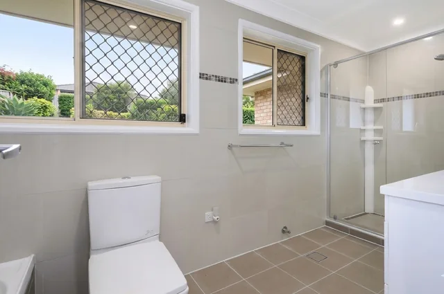 Bathroom in the Glendenning home