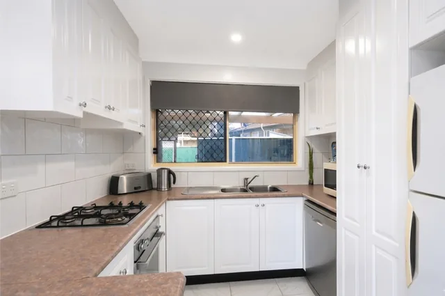 Kitchen in the Glendenning home