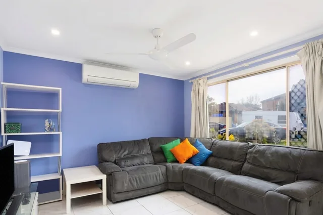Living area in the Glendenning home